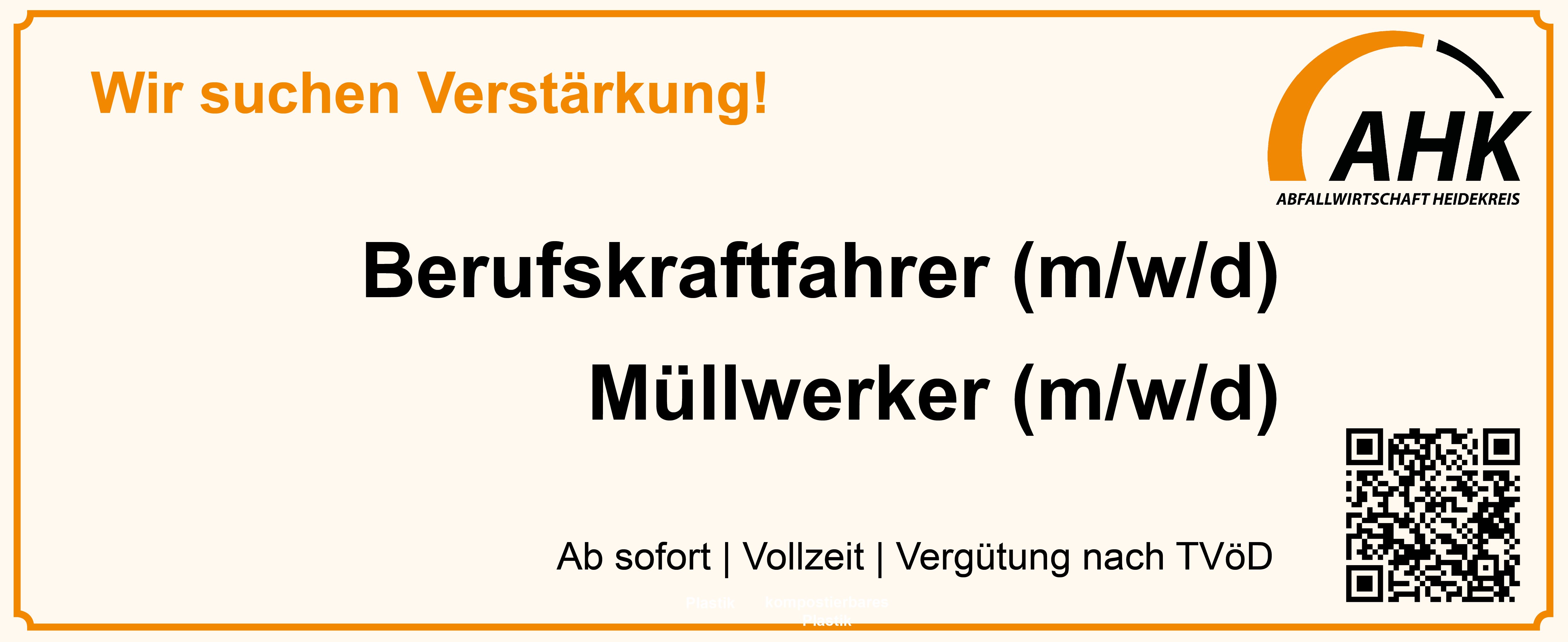 Arbeiten bei der AHK